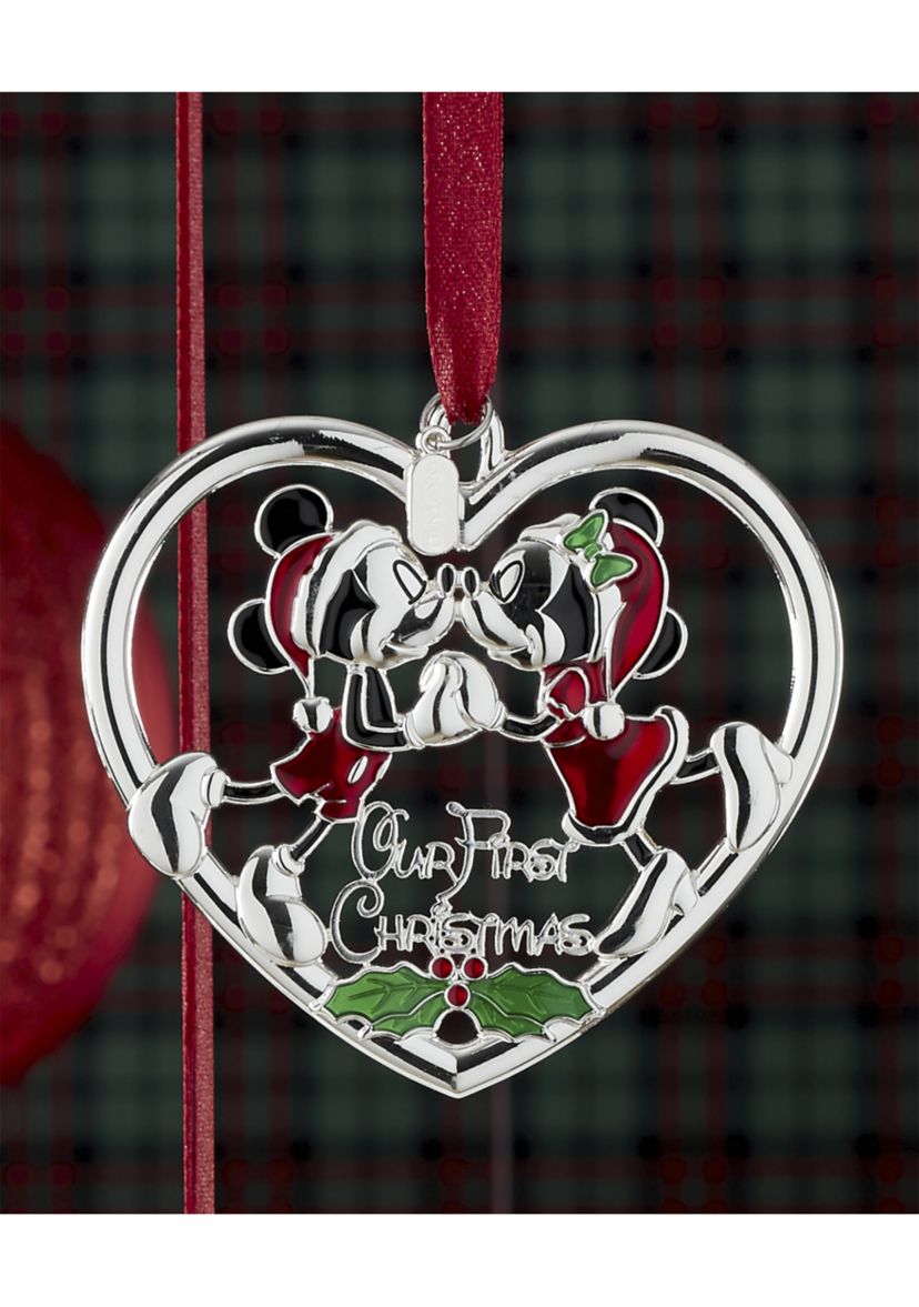 First Christmas Together Mickey and Minnie Ornament