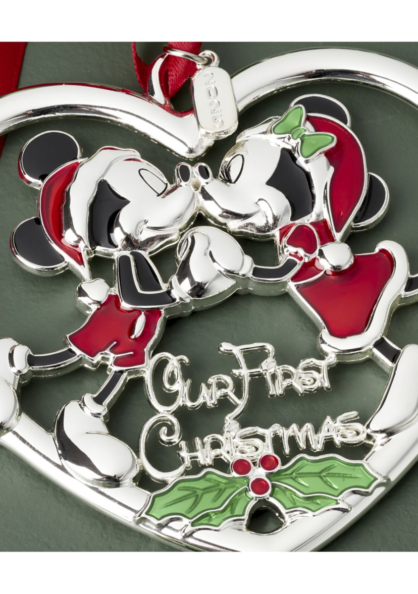 First Christmas Together Mickey and Minnie Ornament