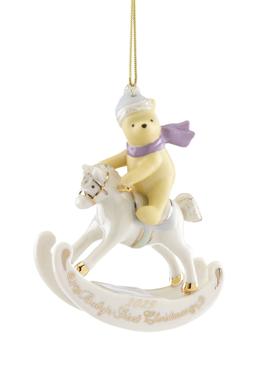 2025 Pooh Bear Babys First Xmas Ornament