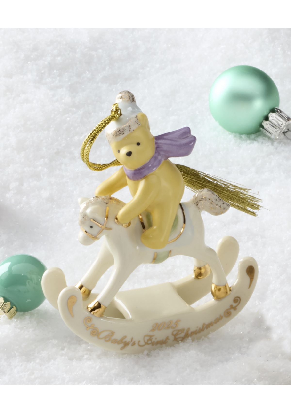 2025 Pooh Bear Babys First Xmas Ornament