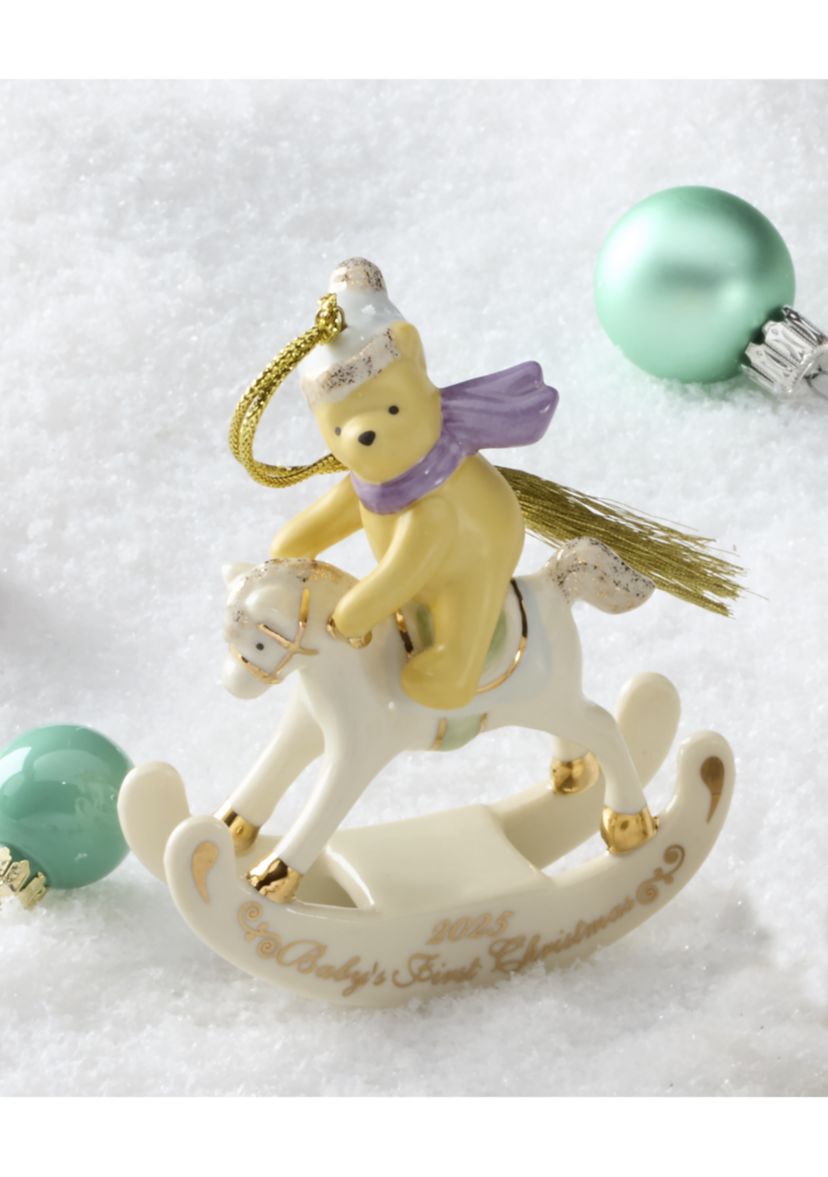 2025 Pooh Bear Babys First Xmas Ornament