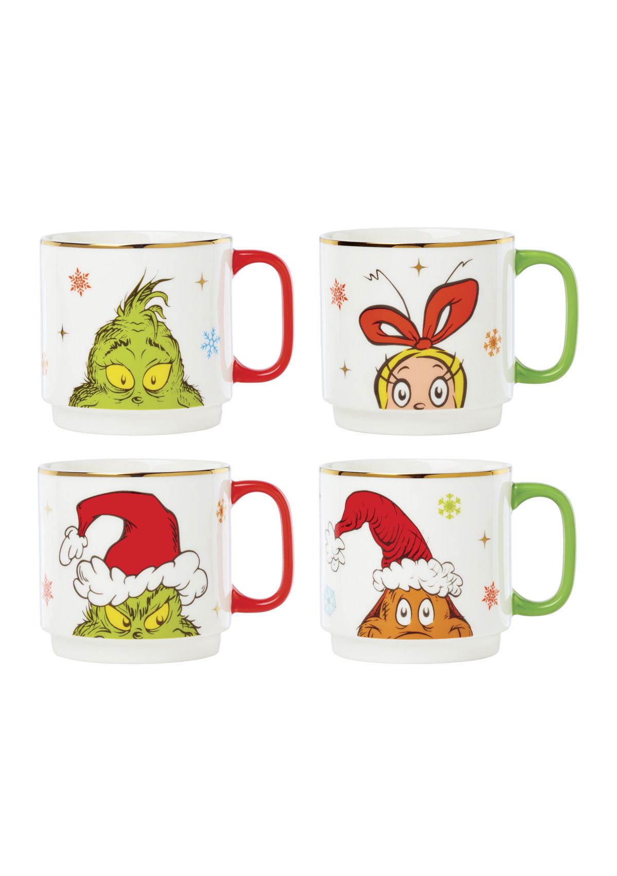 Grinch Stackable Mug Set