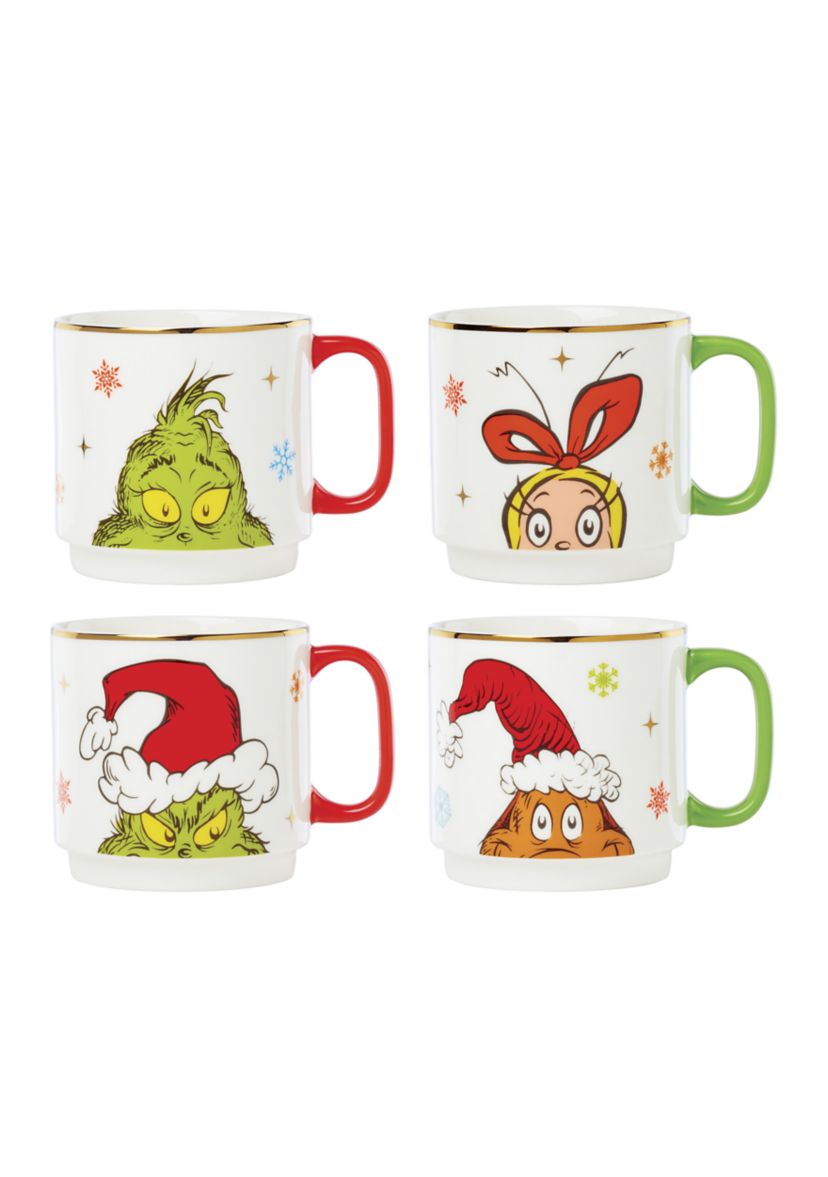 Grinch Stackable Mug Set