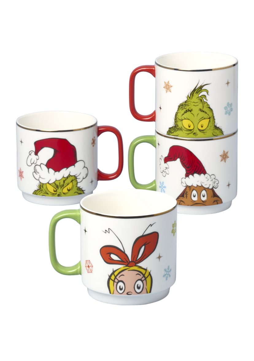 Grinch Stackable Mug Set