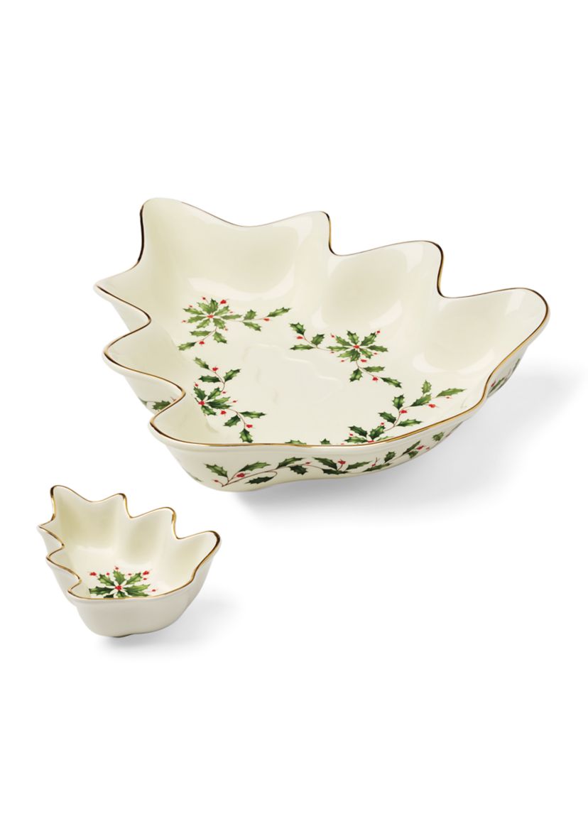 Holly Berry Chip and Dip Set