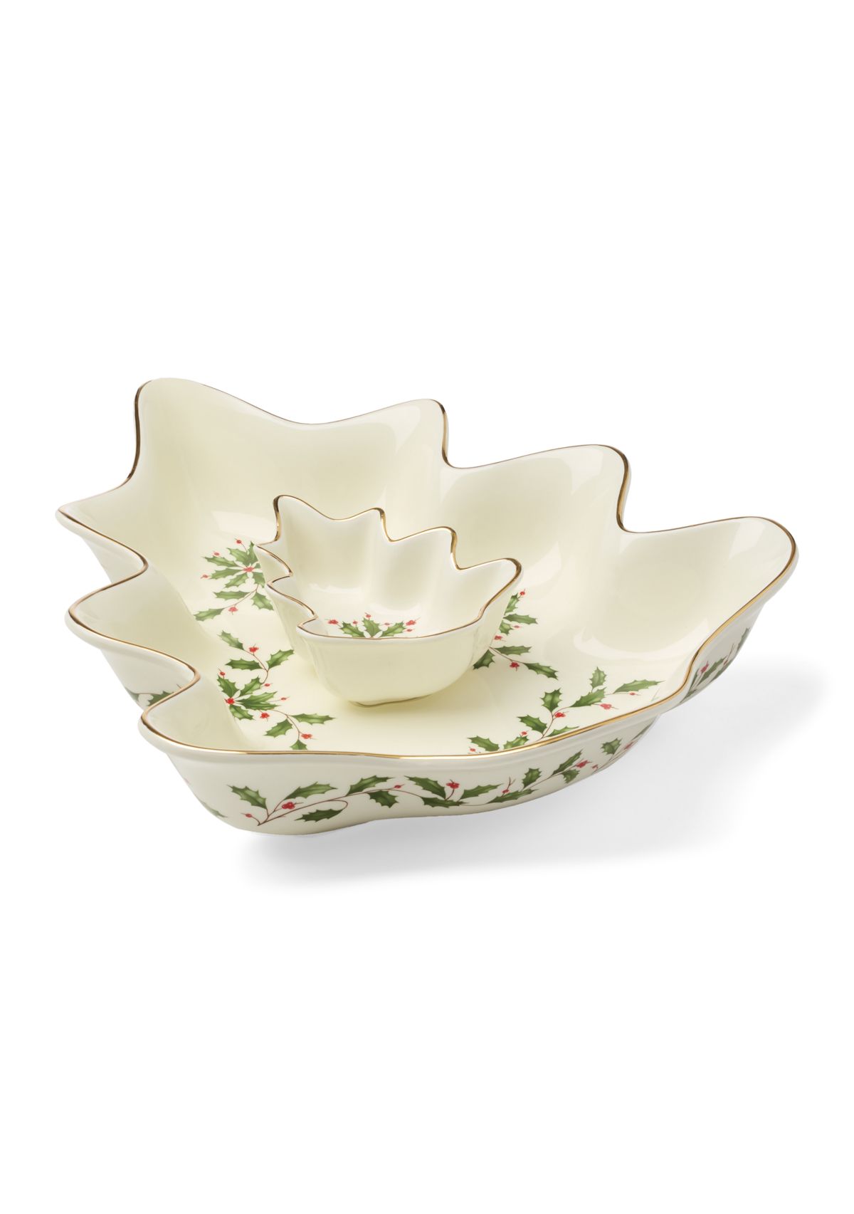 Holly Berry Chip and Dip Set