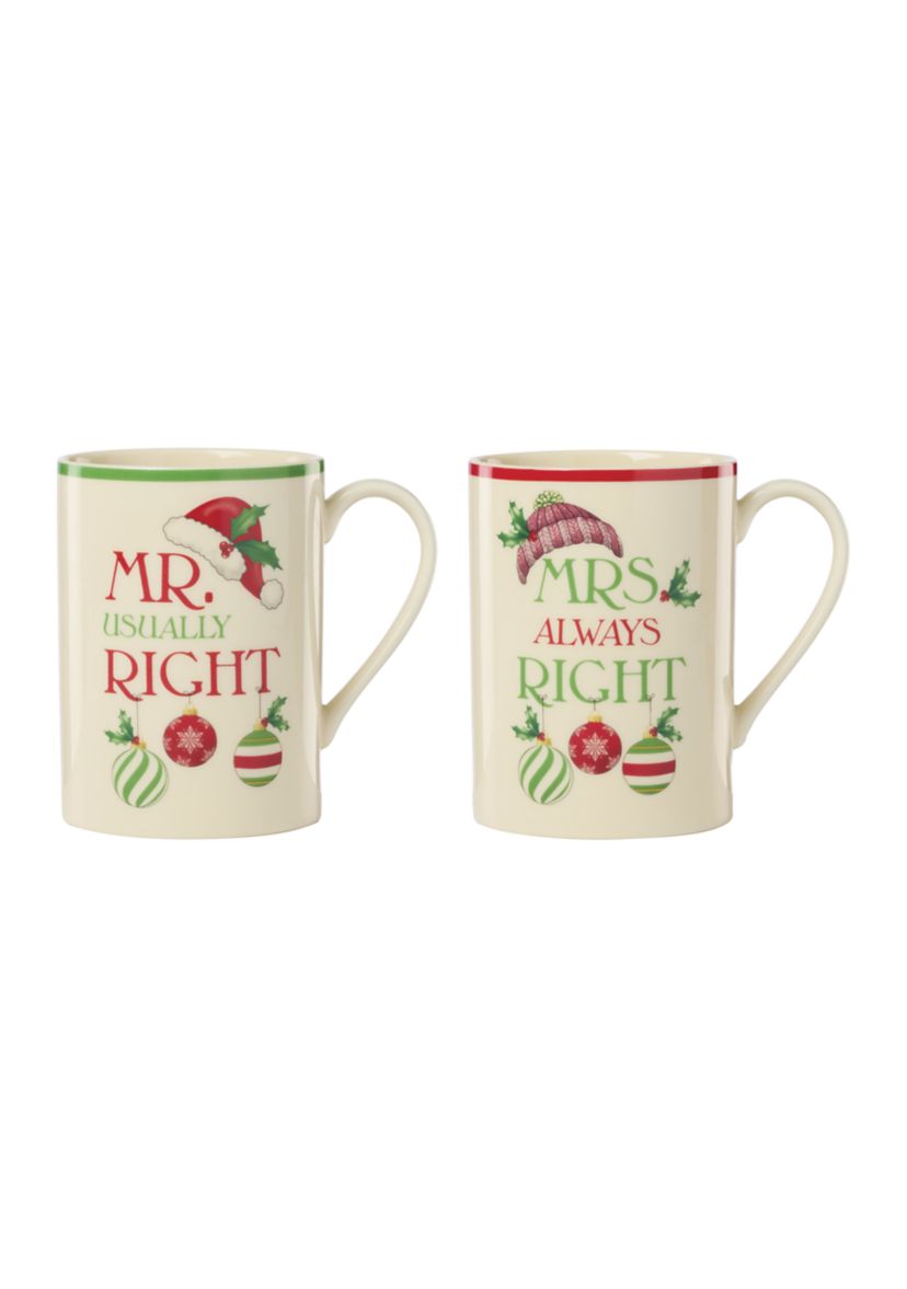Mr. and Mrs. Set of 2 Mugs
