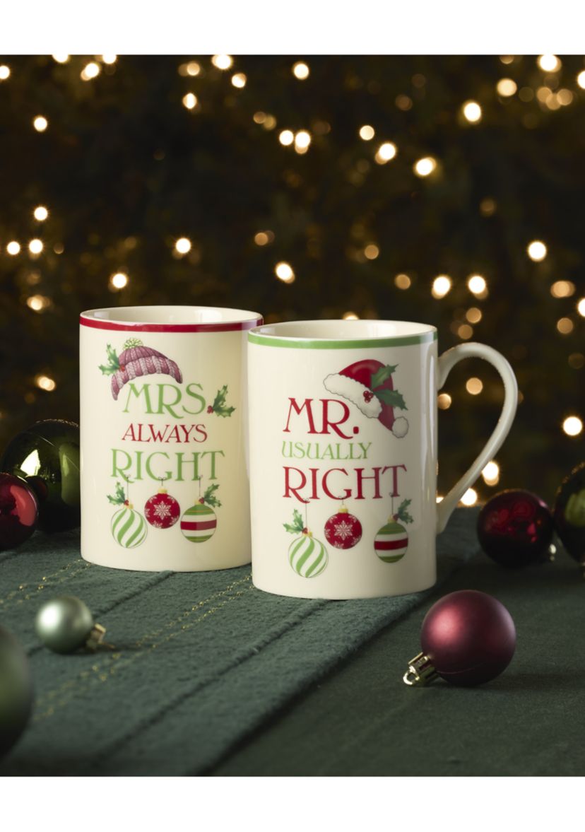 Mr. and Mrs. Set of 2 Mugs