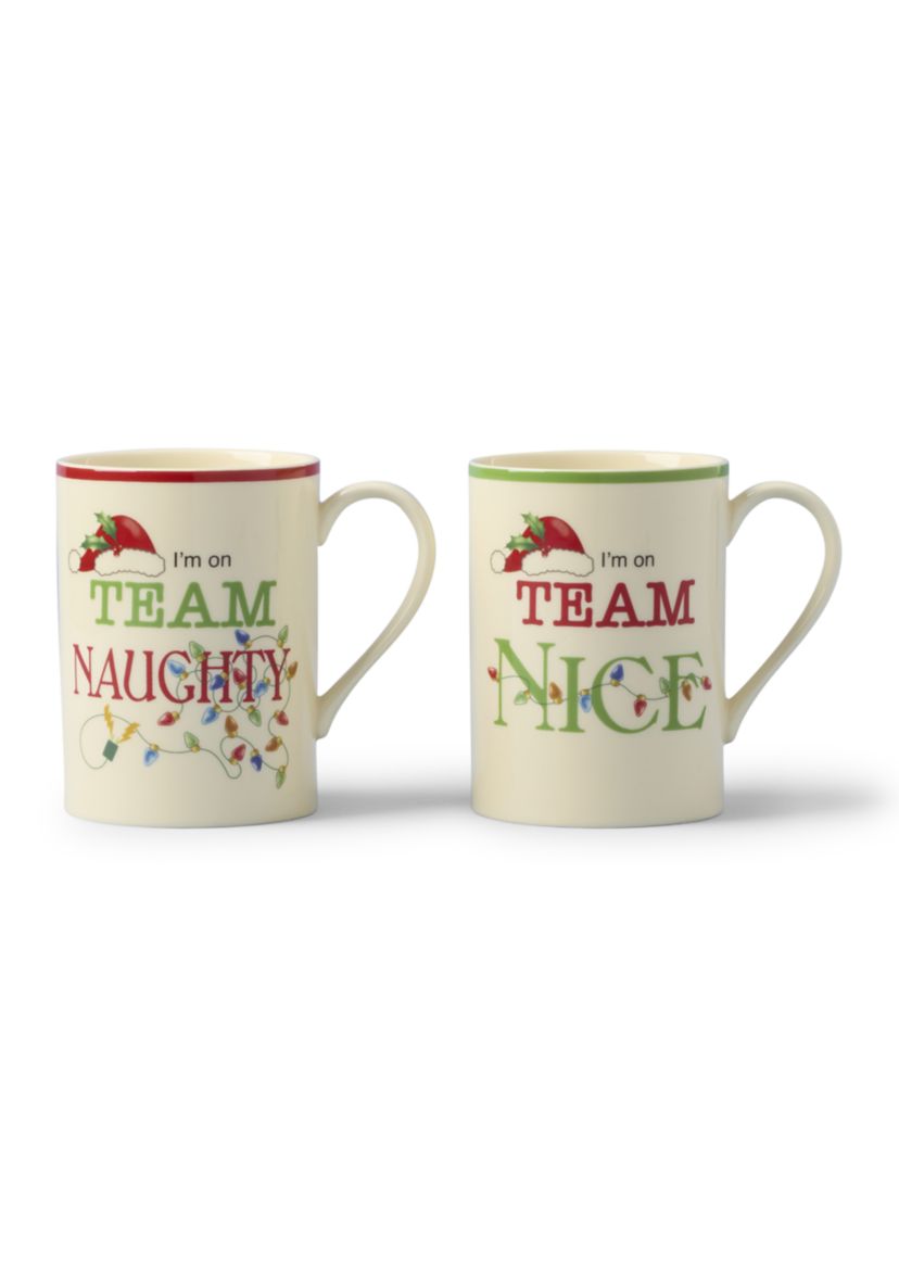 Naughty and Nice 2-Piece Mug Set