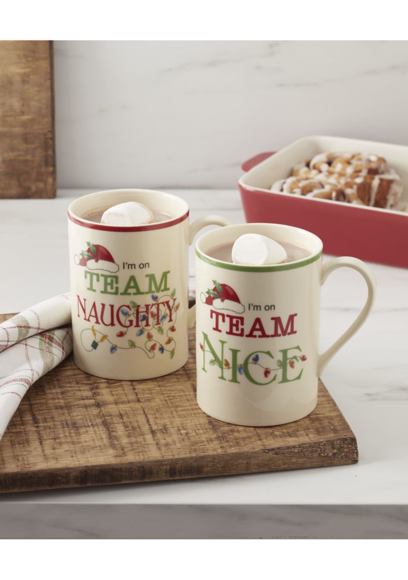 Naughty and Nice 2-Piece Mug Set