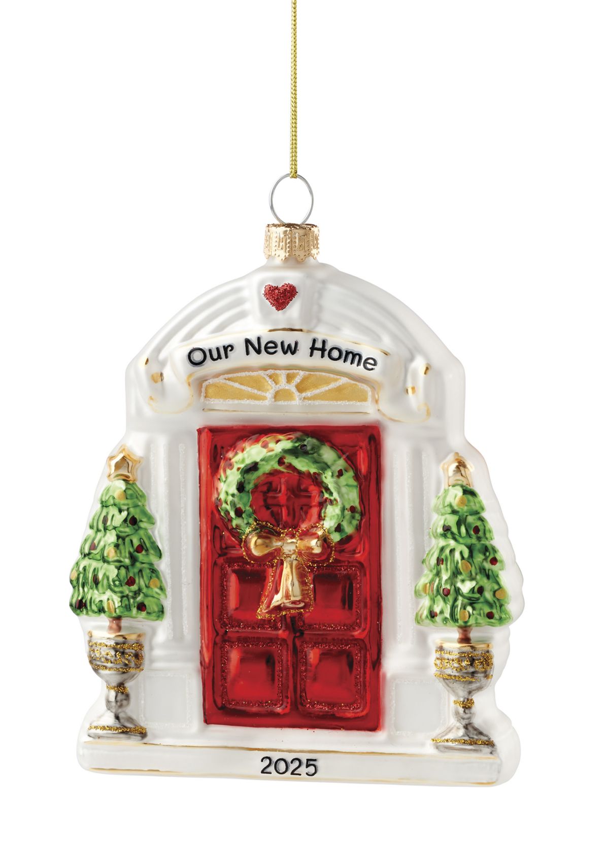 2025 Our New Home Blown Glass Ornament 