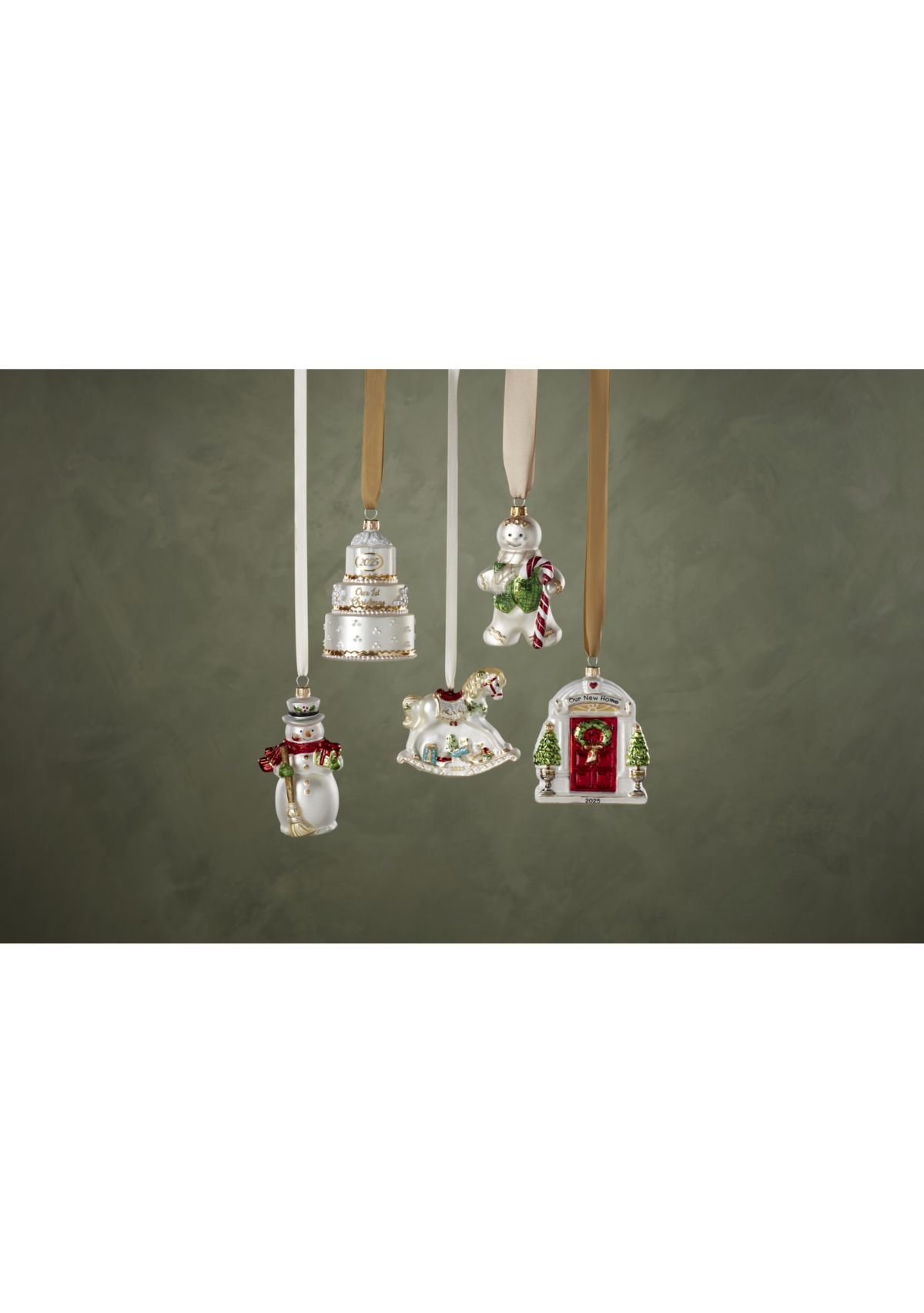 2025 Our New Home Blown Glass Ornament 