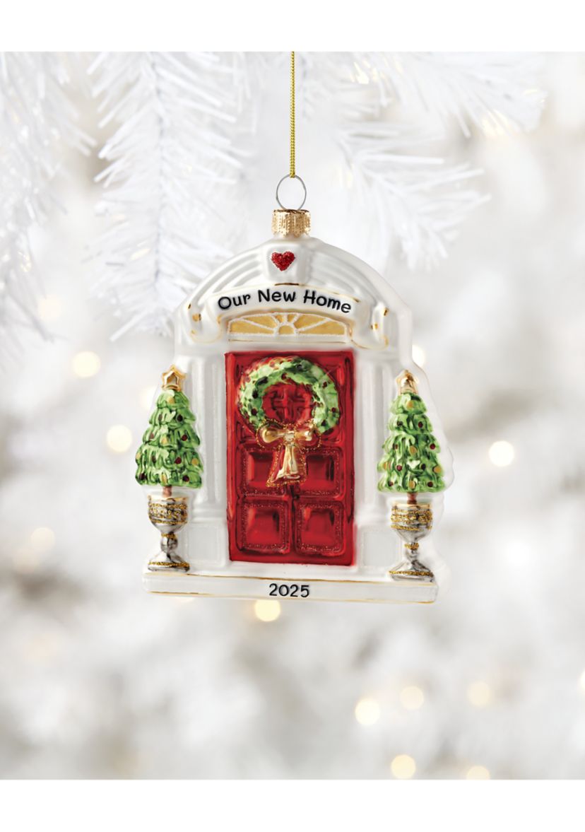 2025 Our New Home Blown Glass Ornament 