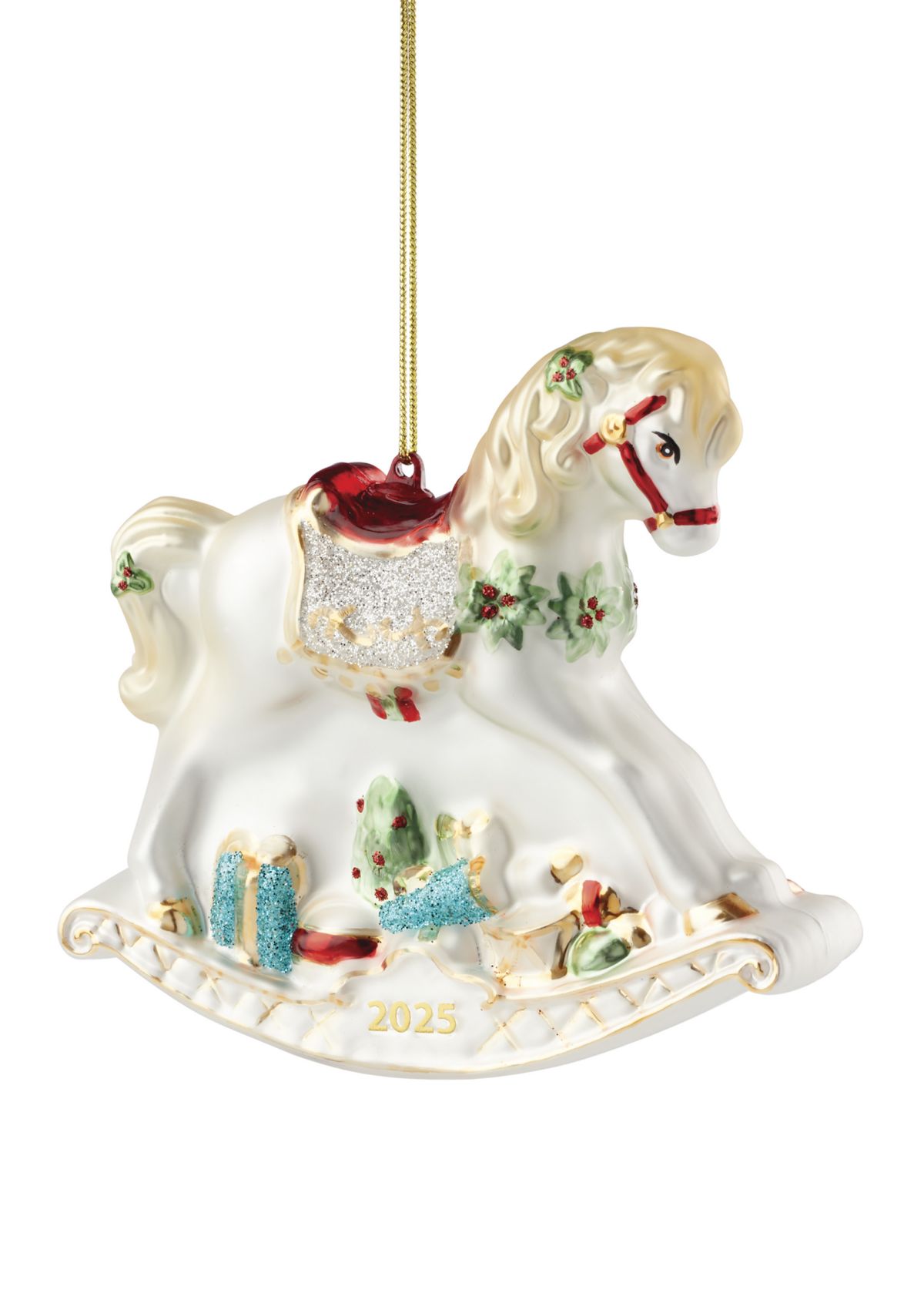 2025 Blown Glass Babys First Christmas Ornament
