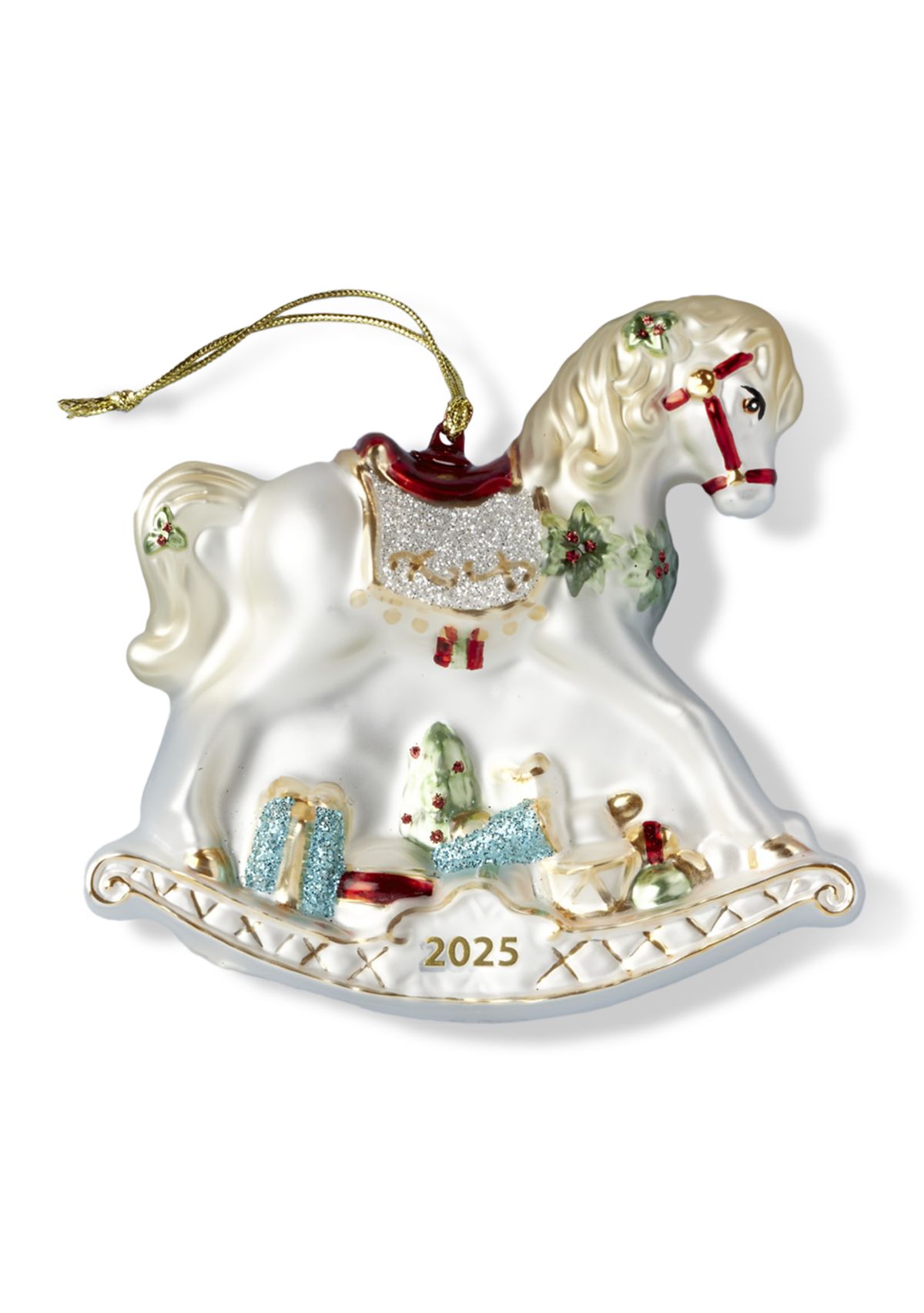 2025 Blown Glass Babys First Christmas Ornament