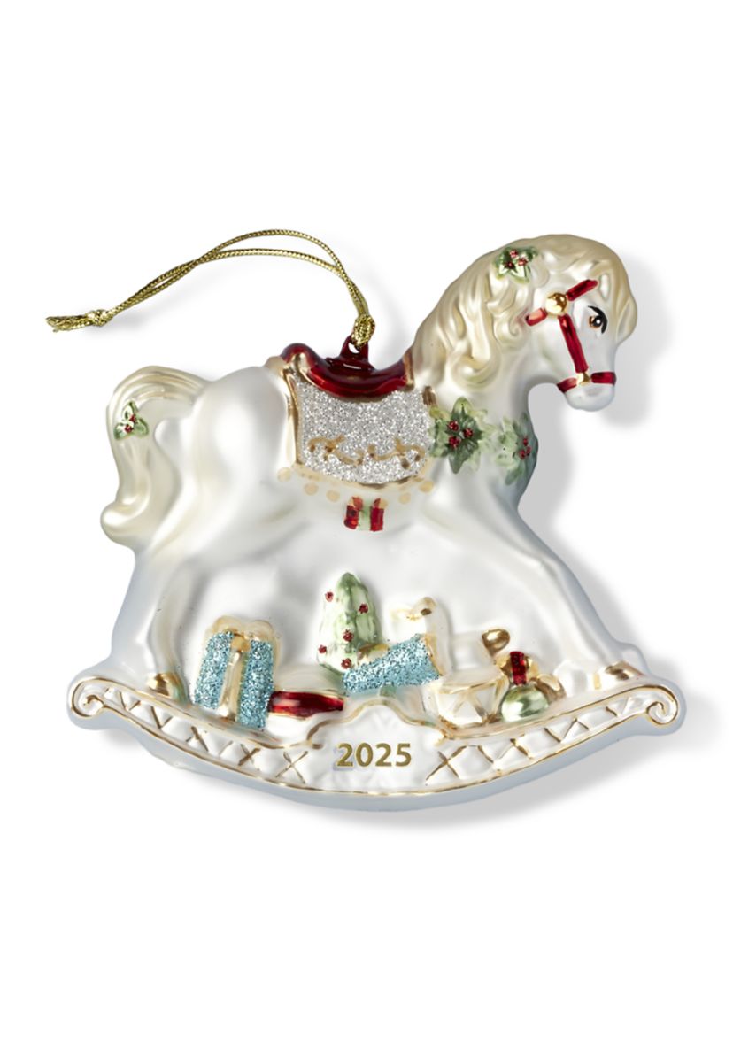 2025 Blown Glass Babys First Christmas Ornament