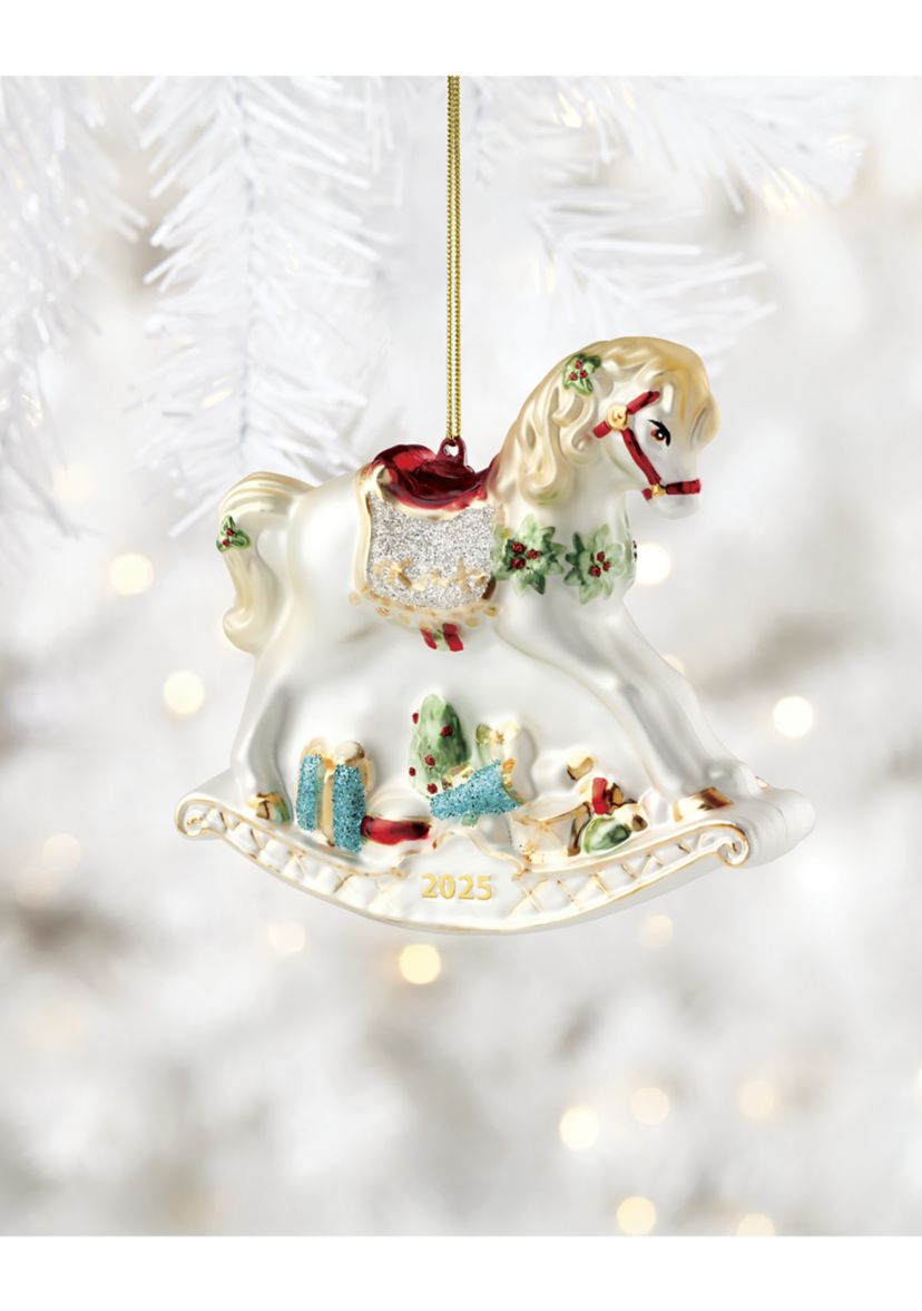 2025 Blown Glass Babys First Christmas Ornament