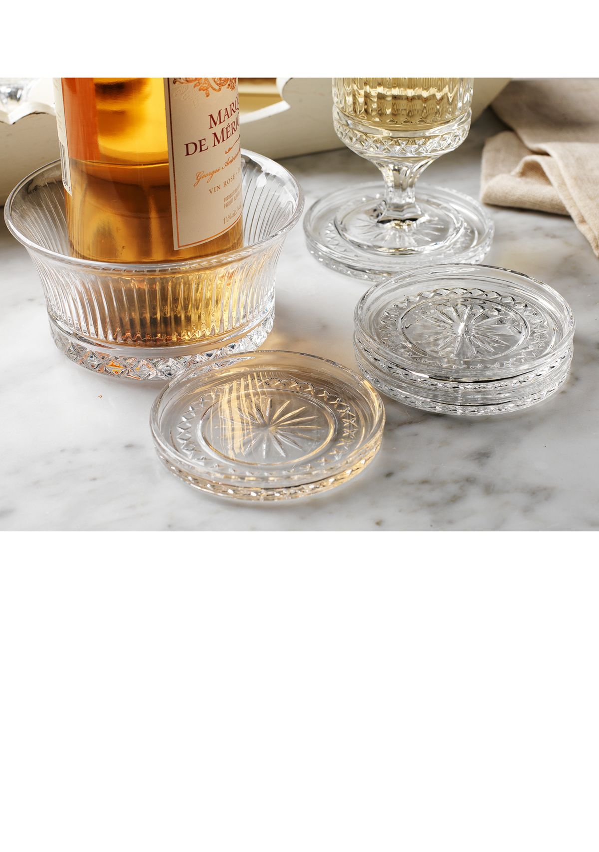 Crystal Wine Coasters