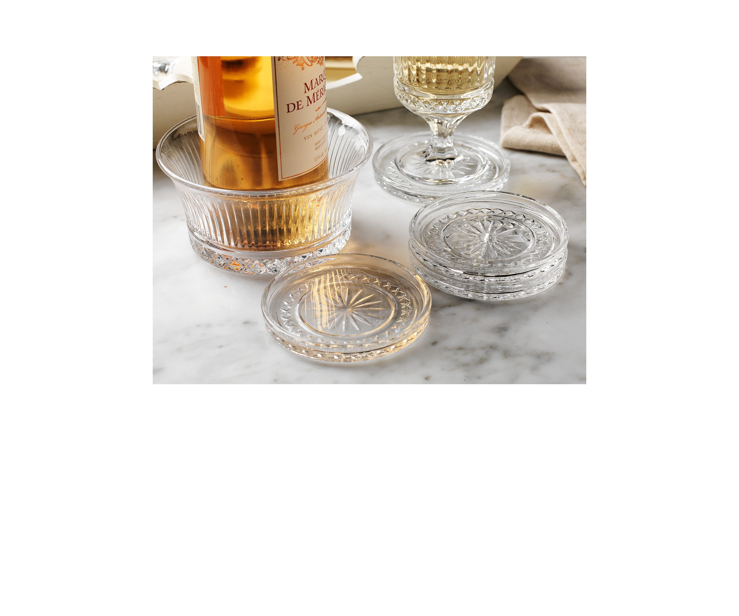 Crystal Wine Coasters