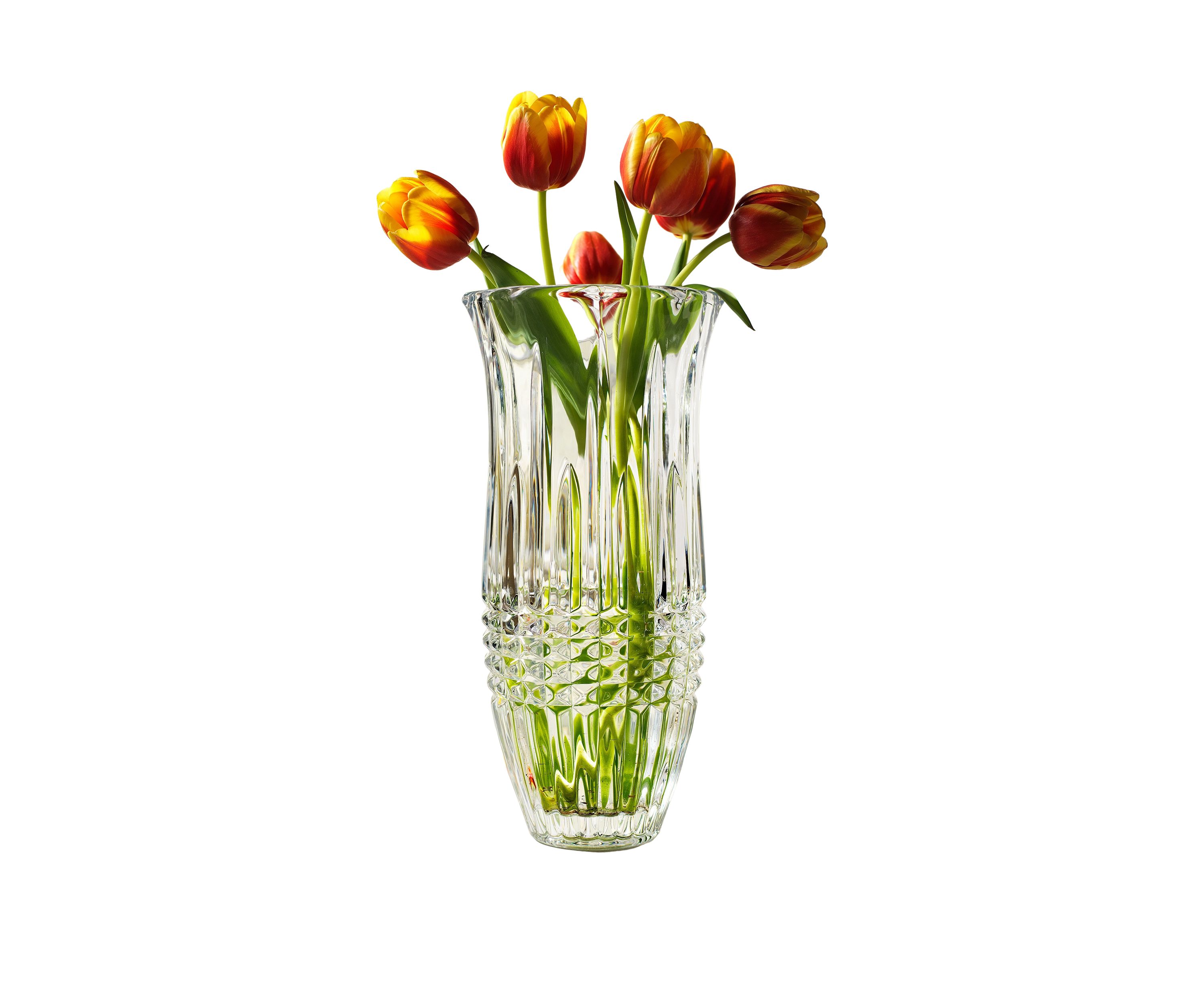 Crystal Tall Vase