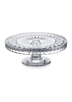 Crystal Footed Cake Plate