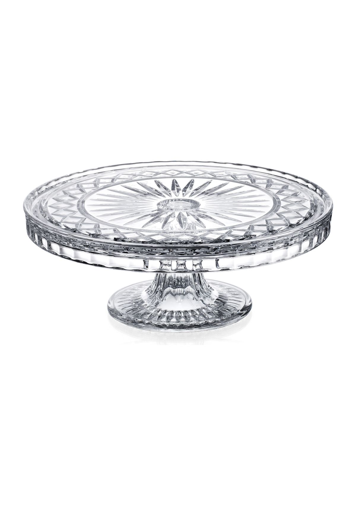 Crystal Footed Cake Plate