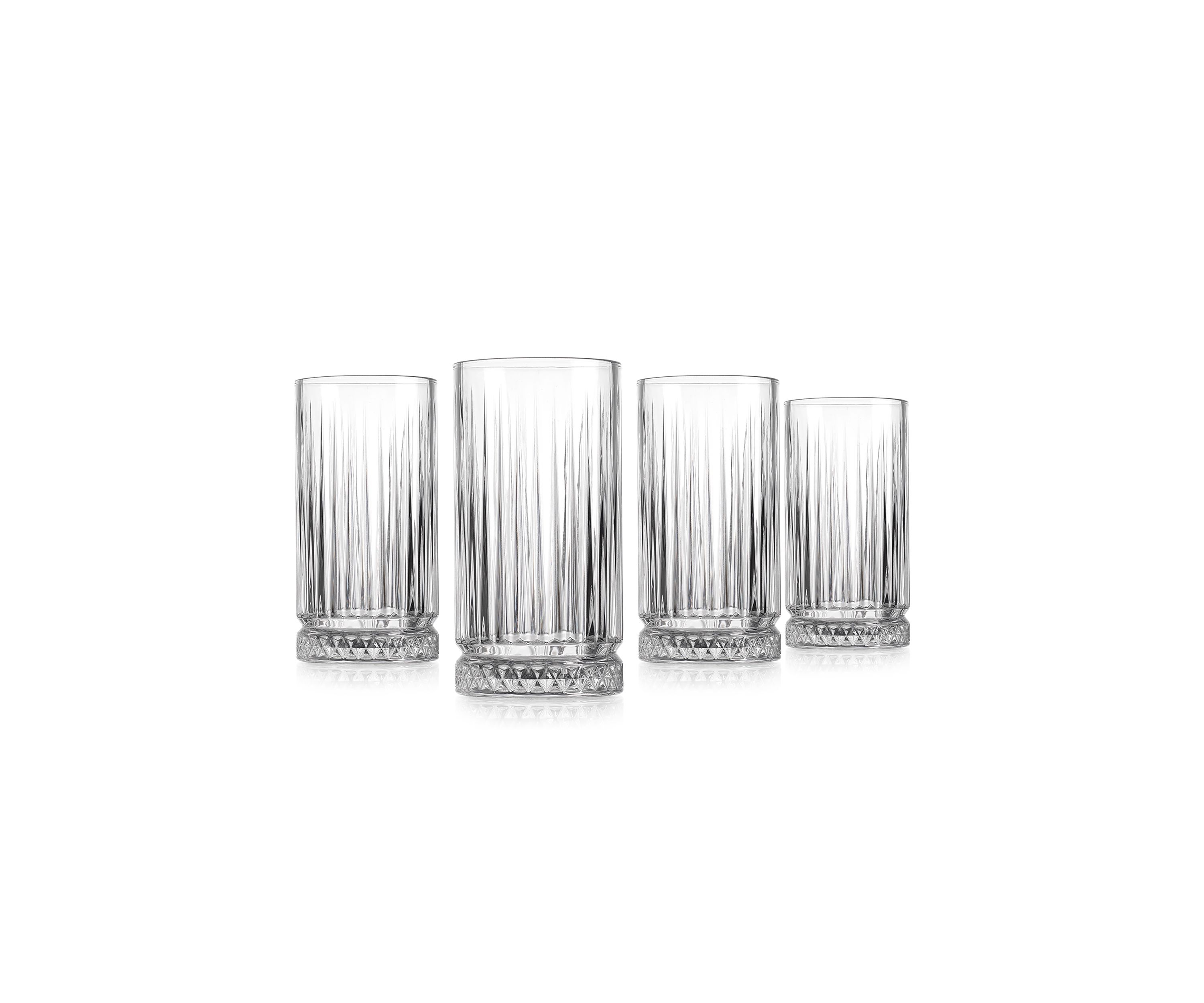 Crystal Highball Glasses - Set of 4 