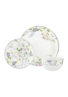 Spring Fleur 12 Piece Dinnerware Set