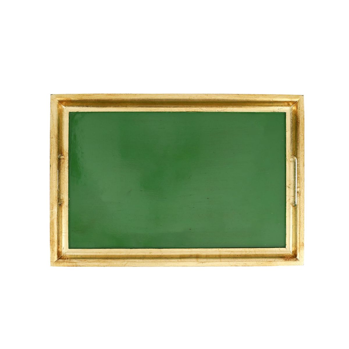 Florentine Wooden Accessories Gold Medium Rectangular Tray