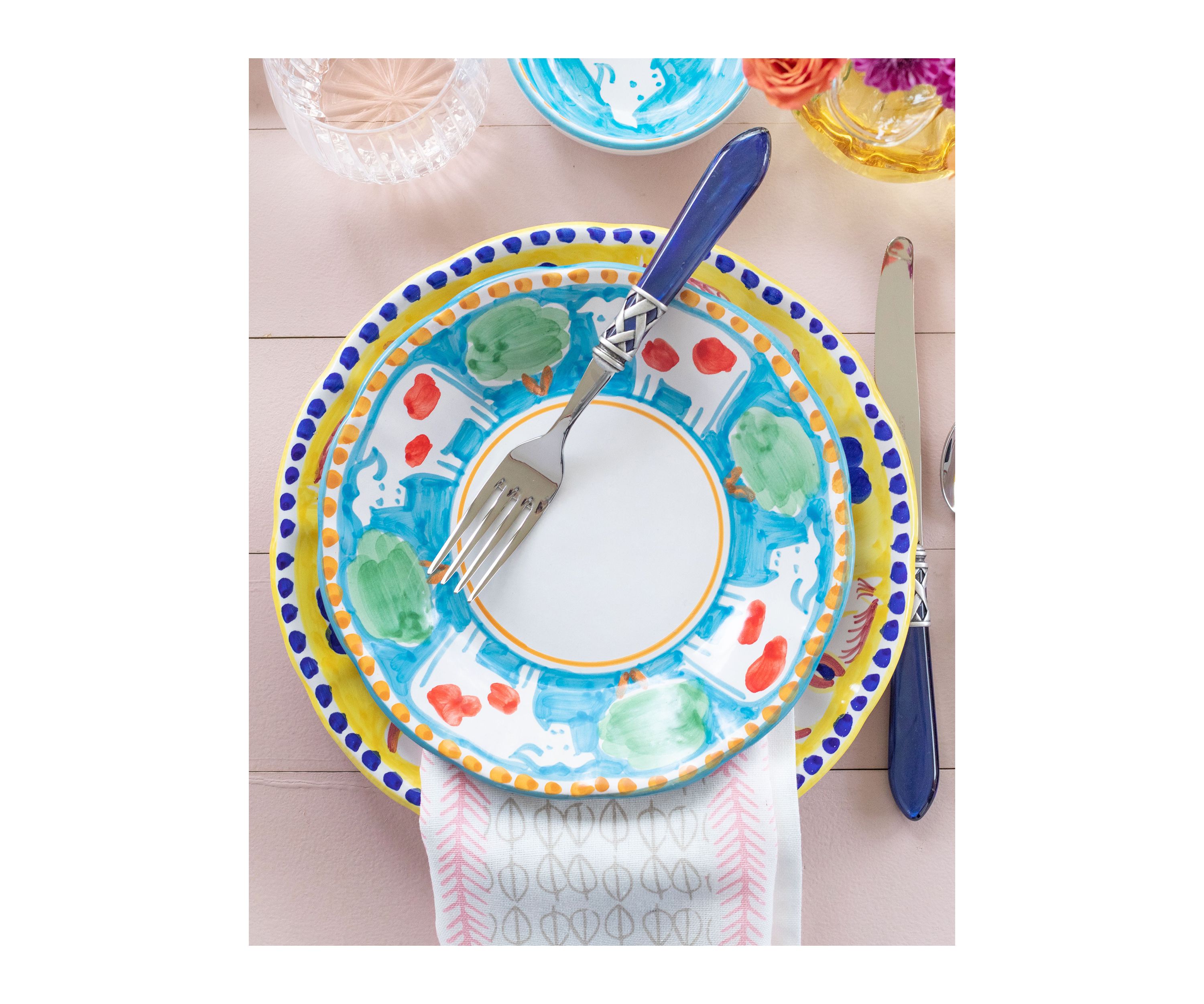 Aladdin Antique 5-Piece Place Setting Blue