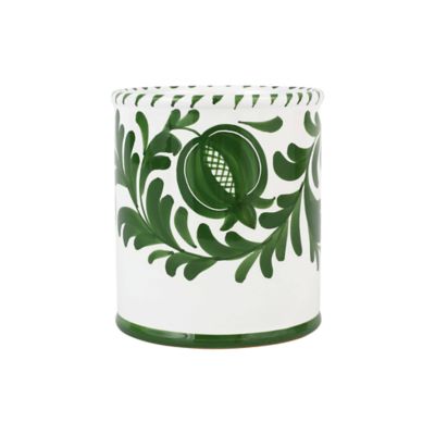 Vietri Arezzo Utensil Holder, Green