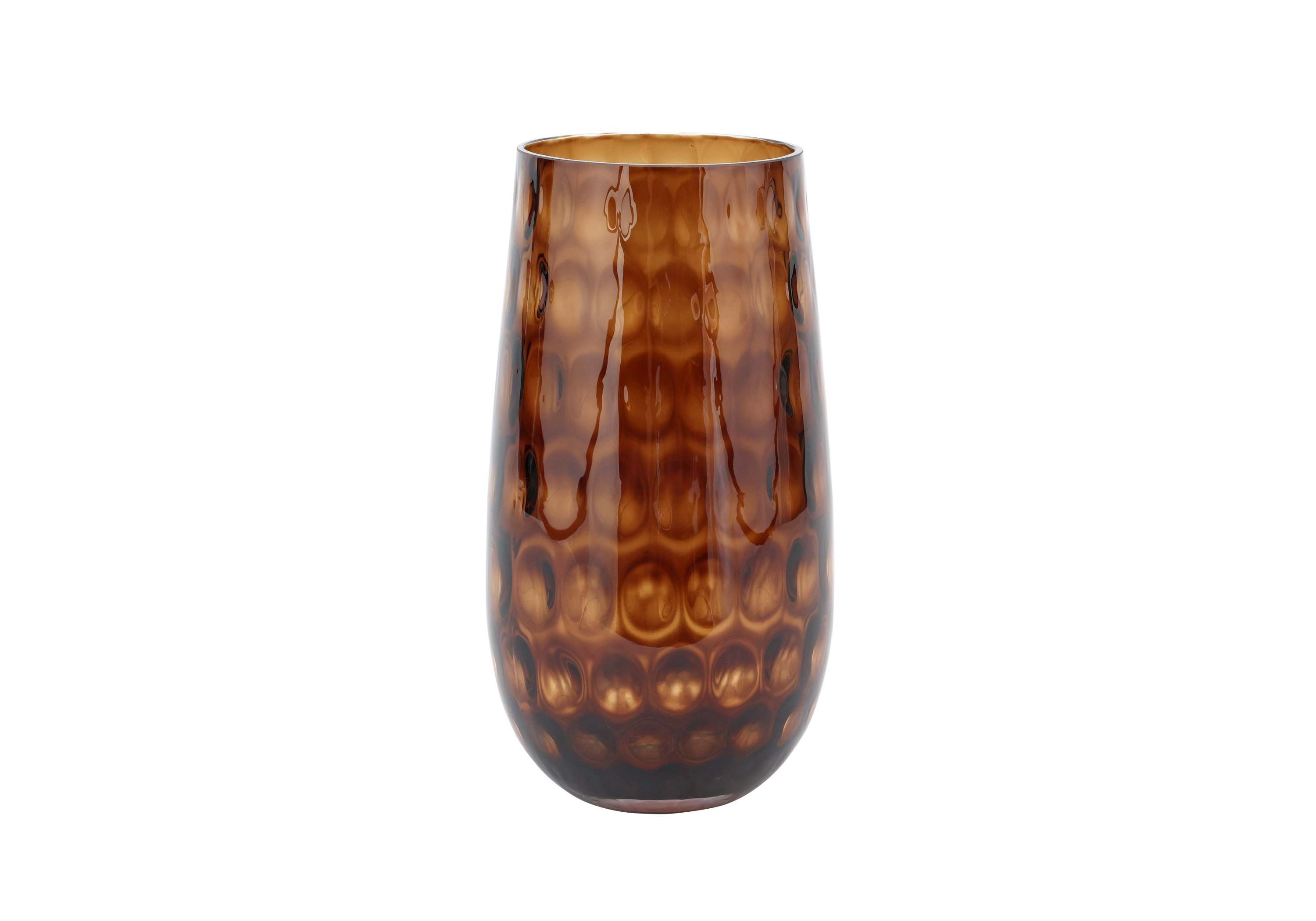 Bolla Glass Tortoise Small Pebbled Vase