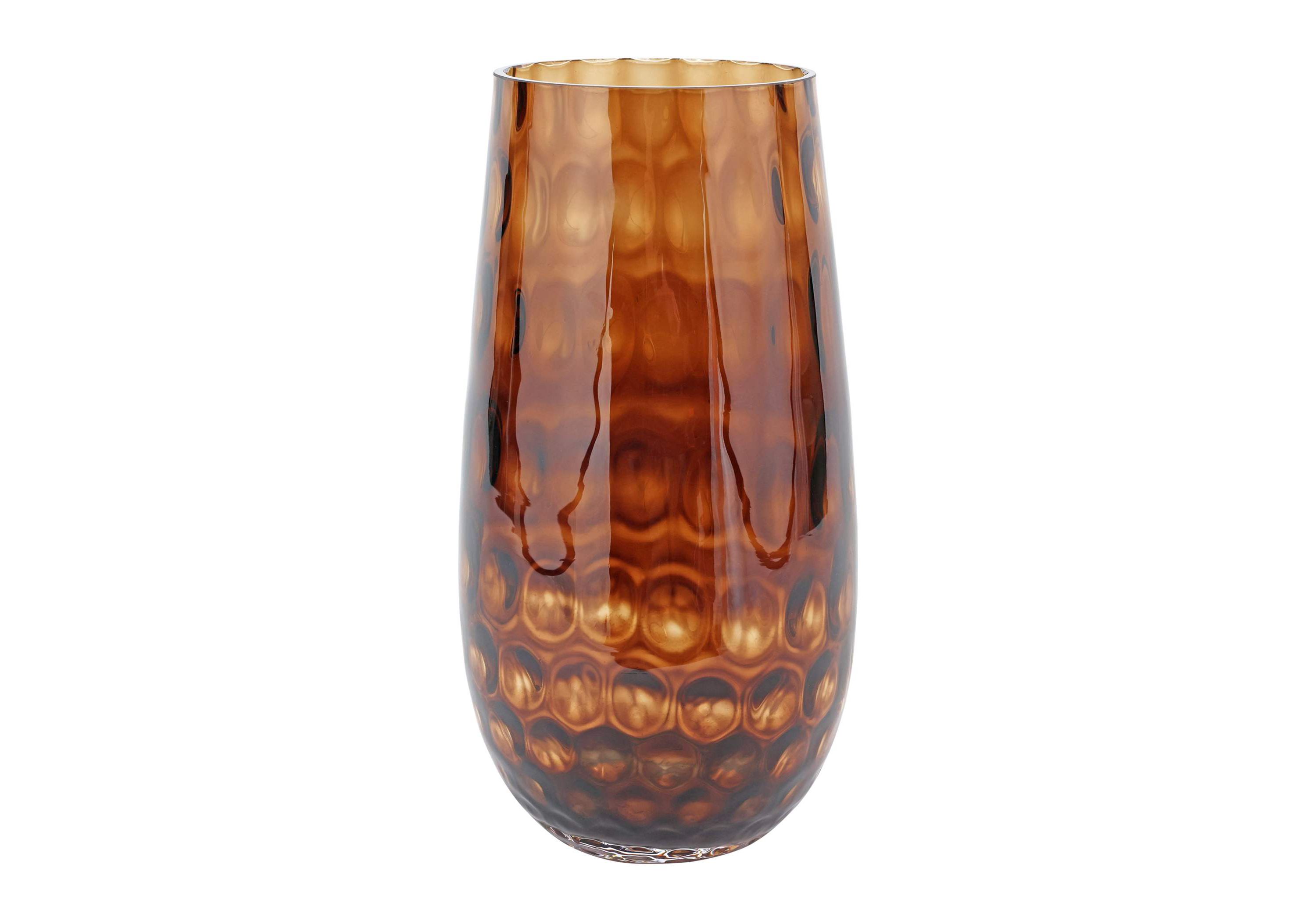 Bolla Glass Tortoise Medium Pebbled Vase