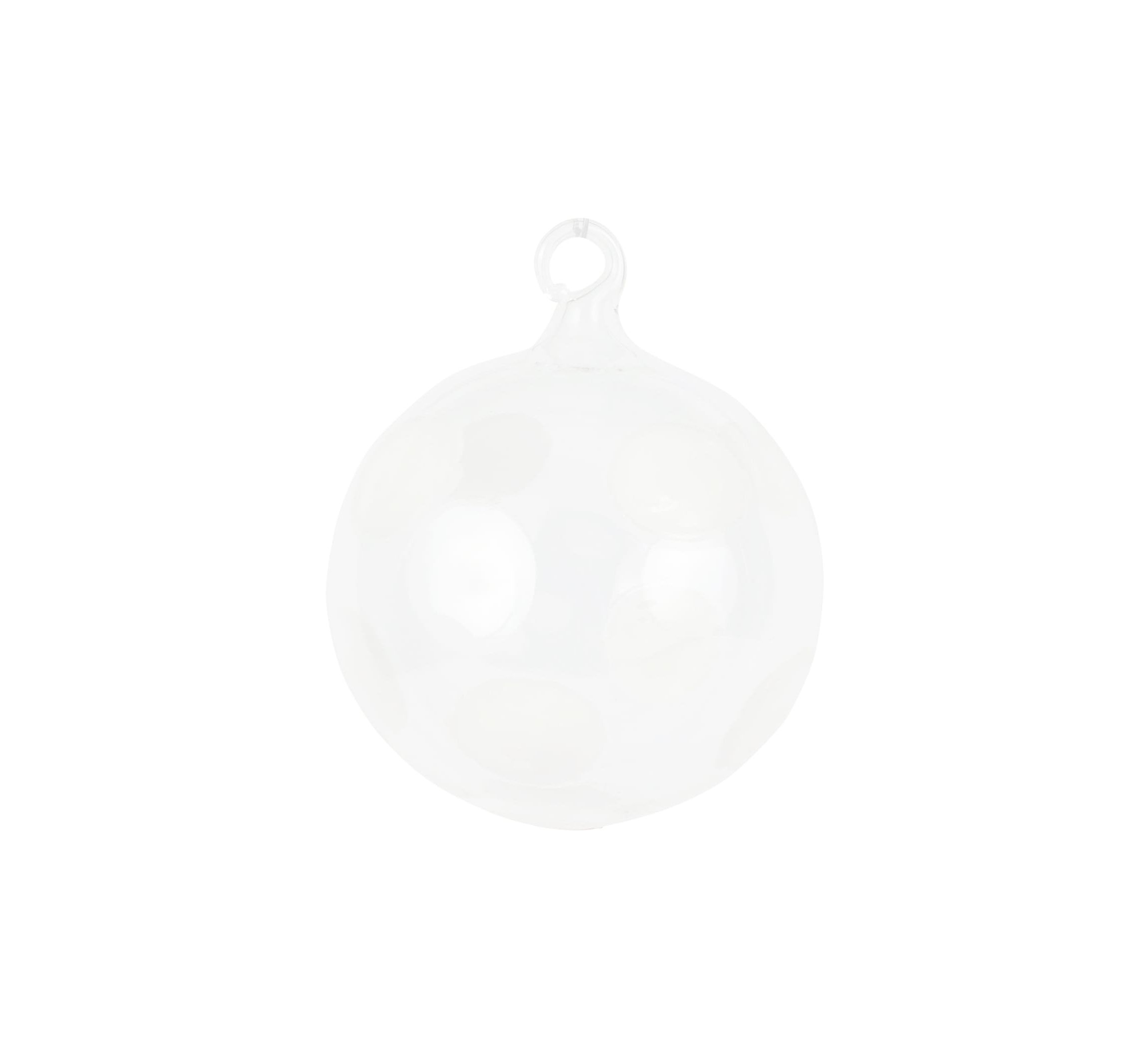 Drop White Ornament