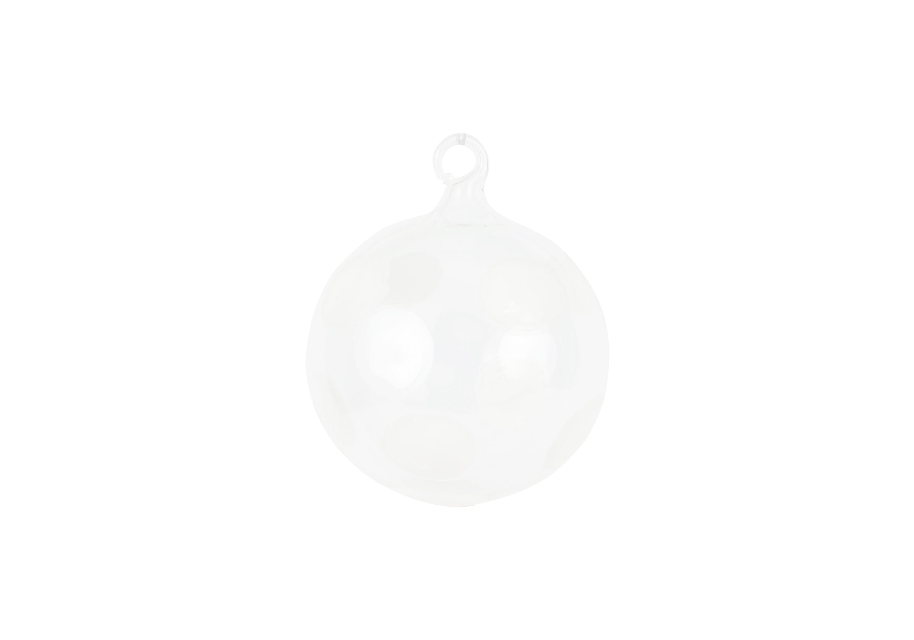Drop White Ornament