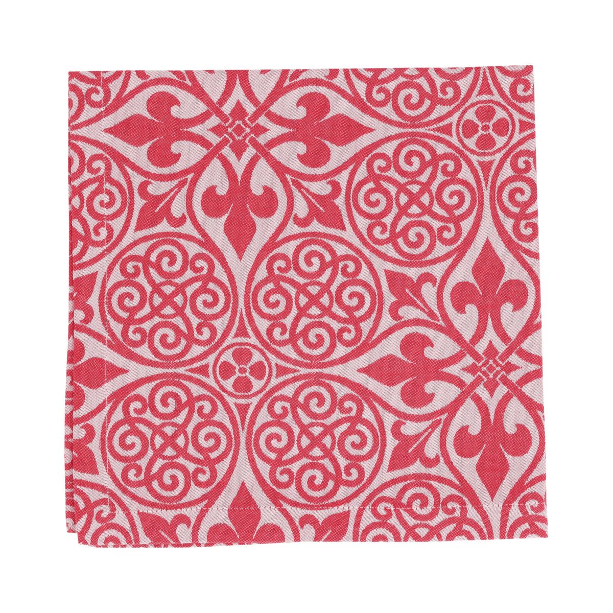 Damask Red Napkins - Set of 4