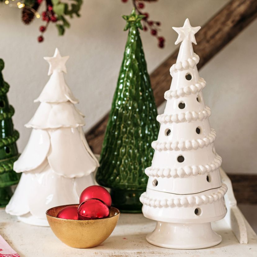 Foresta White Large Garland Tree