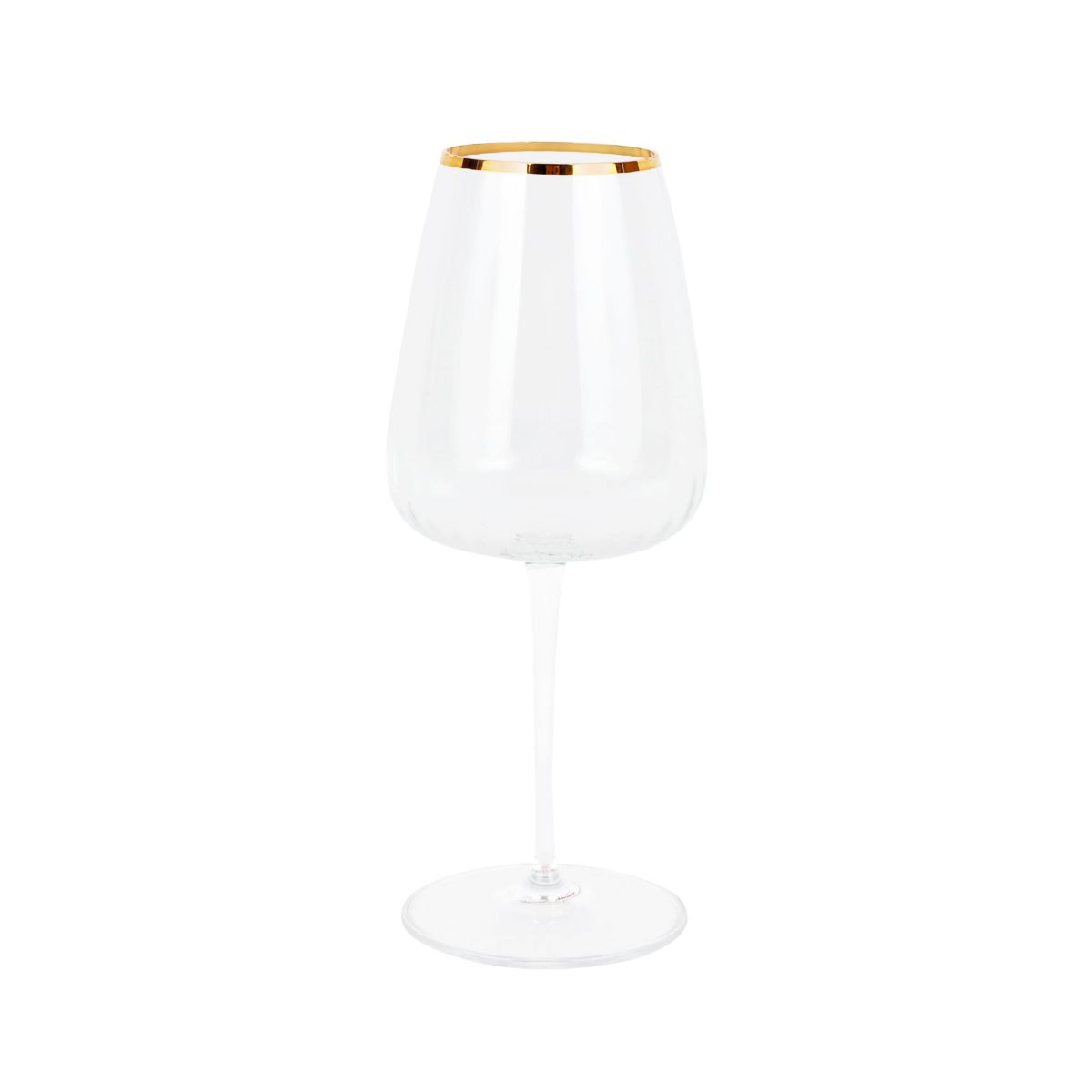 Francesca Gold Wine Glass