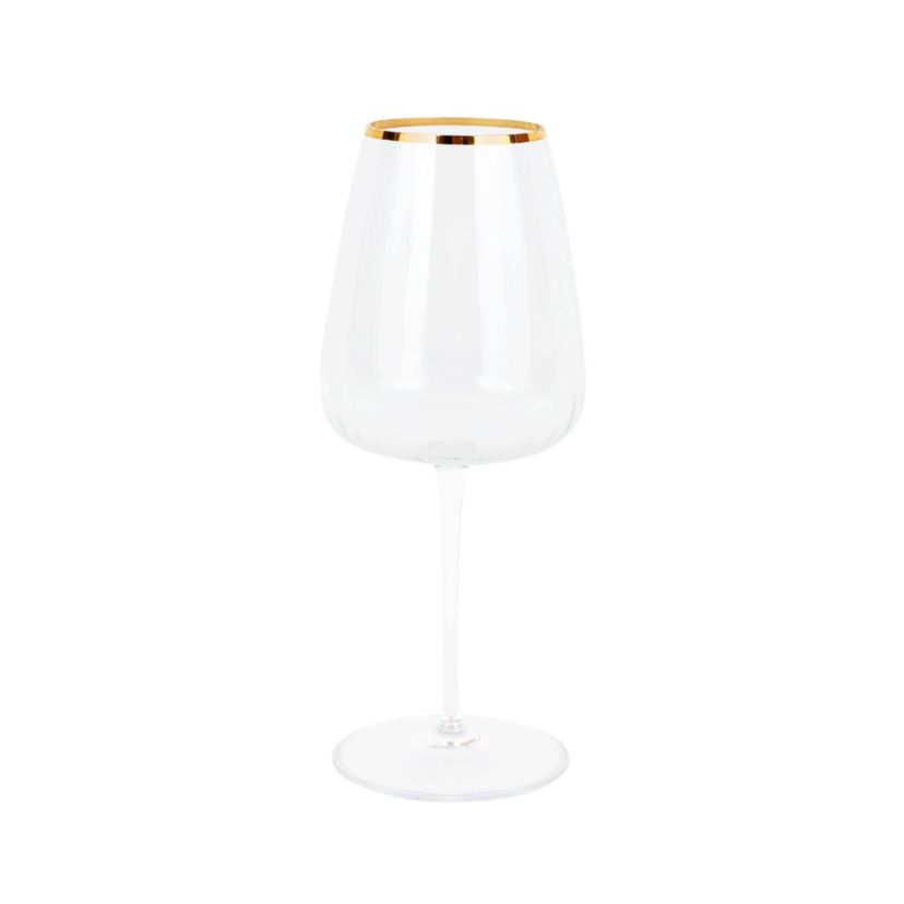 Francesca Gold Wine Glass