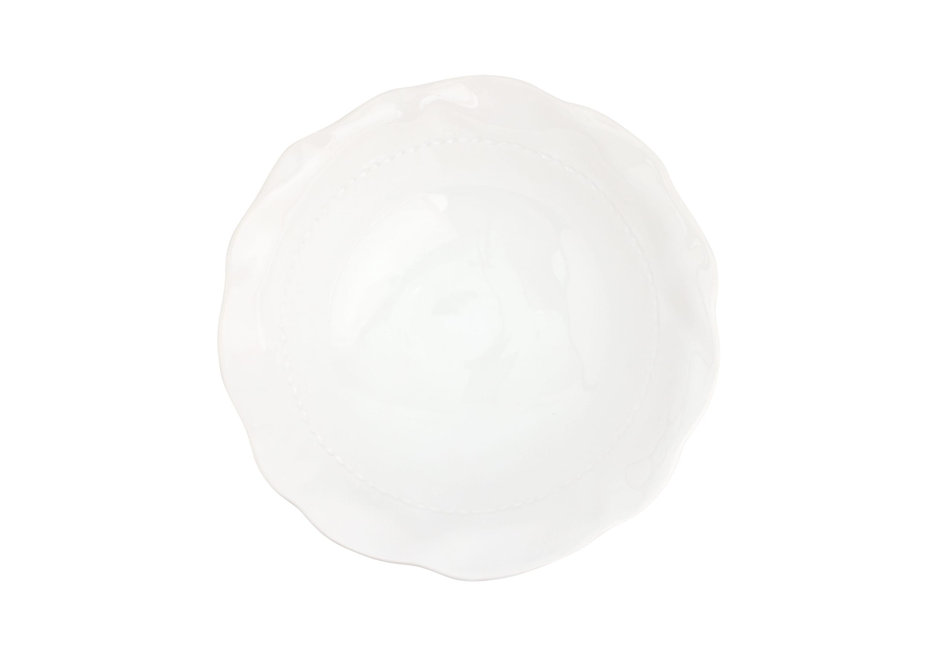 Giorno White Medium Serving Bowl