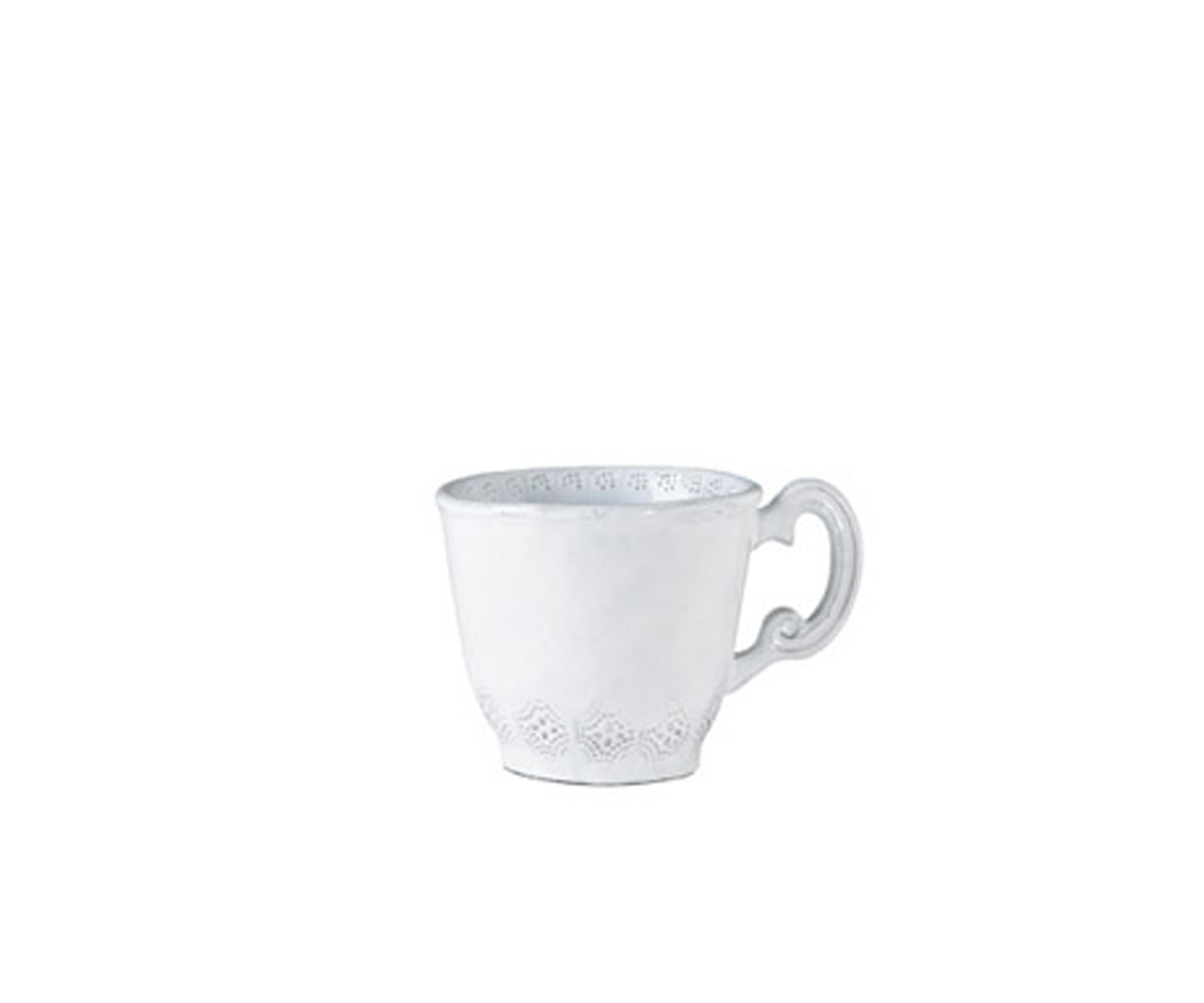 Incanto White Lace Mug