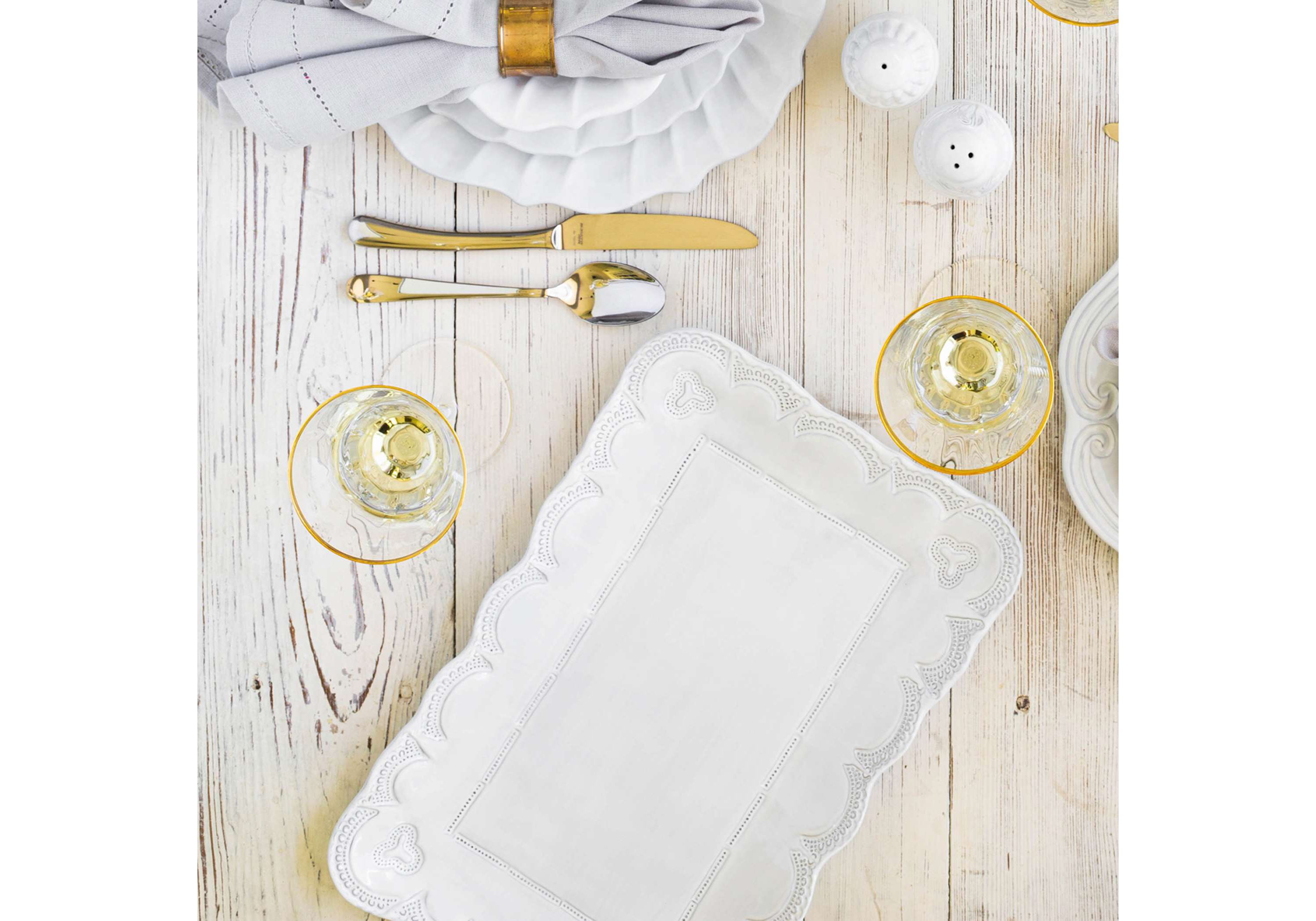 Incanto Lace Small Rectangular Platter