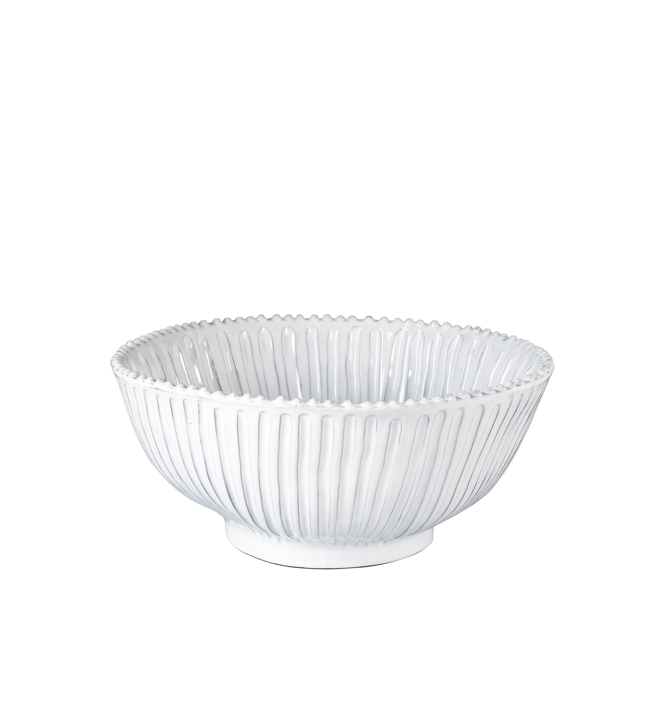 Incanto White Stripe Serving Bowl