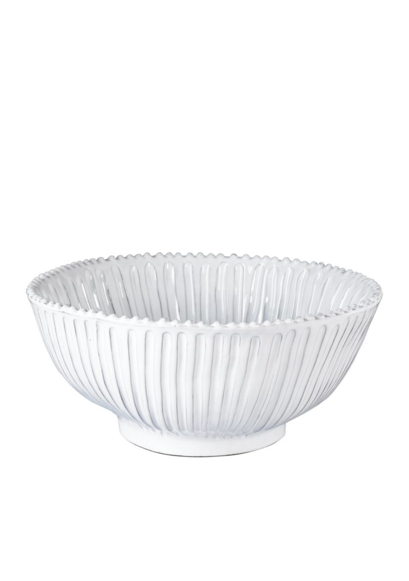 Incanto White Stripe Serving Bowl