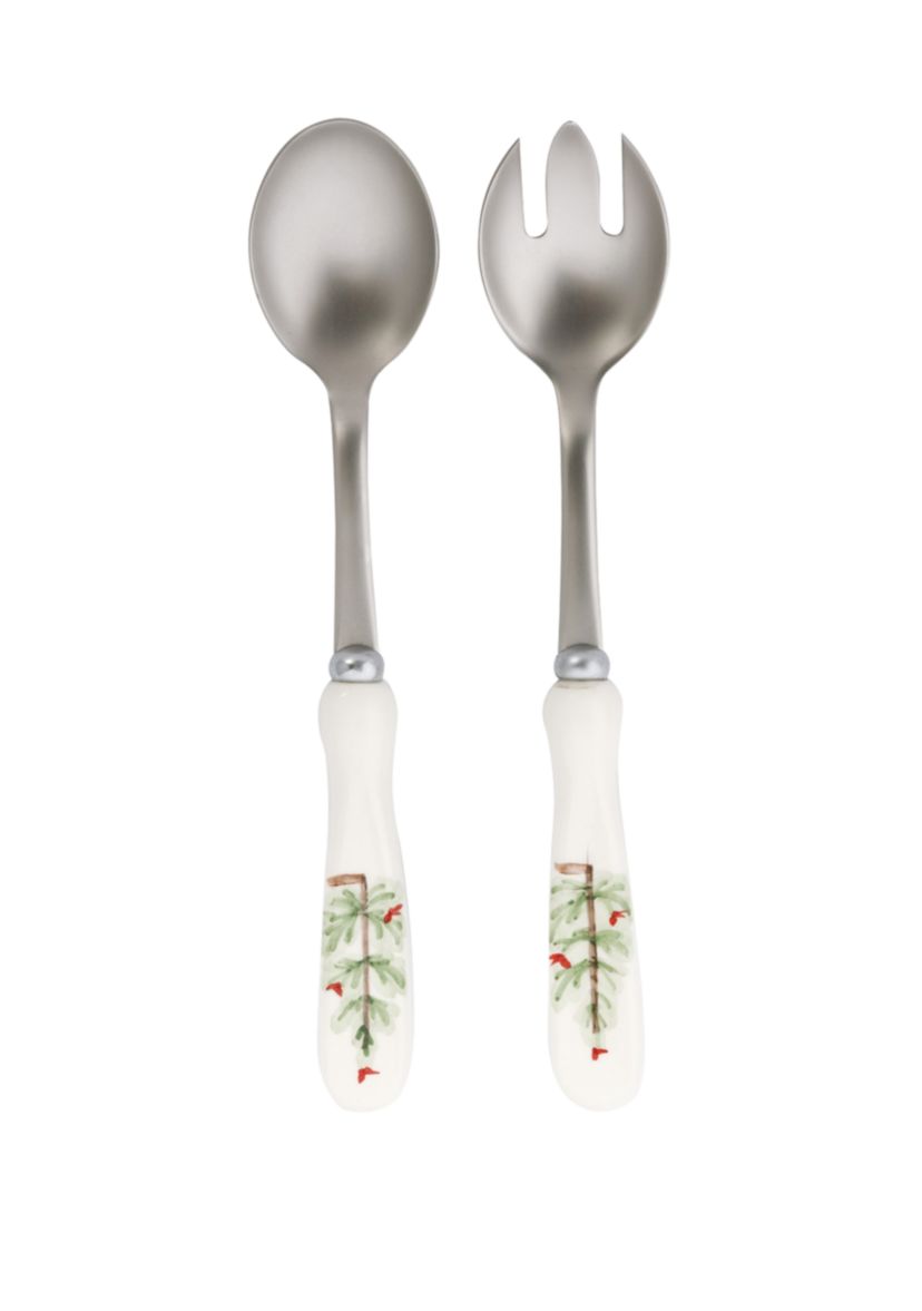 Lastra Holiday Salad Server Set