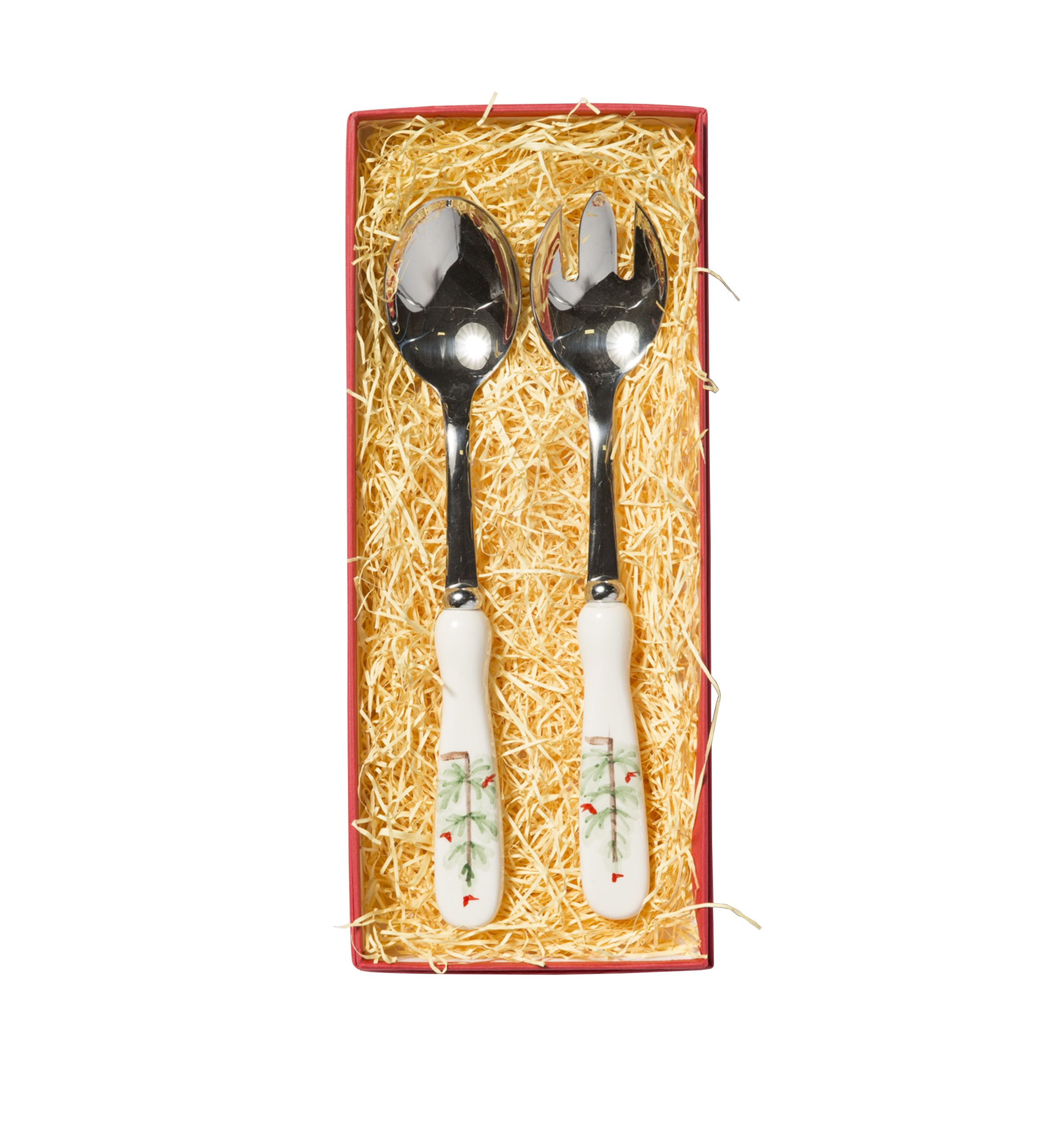 Lastra Holiday Salad Server Set