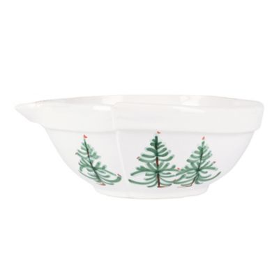 Vietri Lastra Holiday Large Mixing Bowl, Green