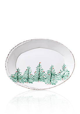 Lastra Holiday Small Oval Platter