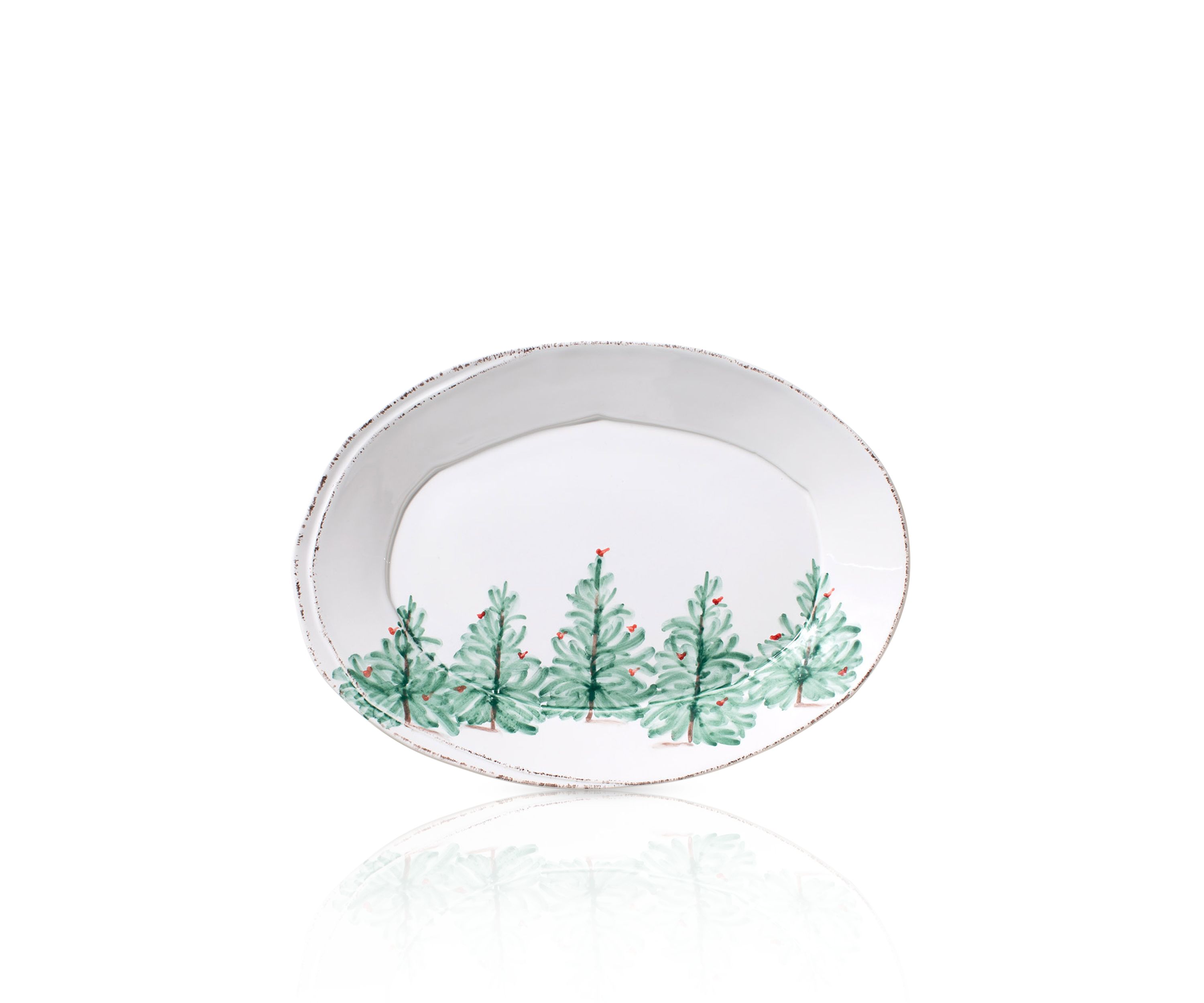 Lastra Holiday Small Oval Platter