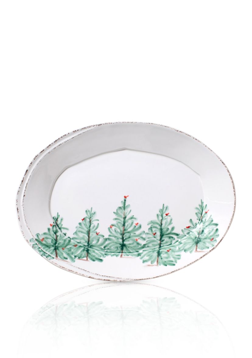 Lastra Holiday Small Oval Platter